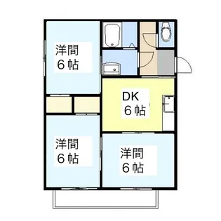 サンハイムA【2階】の間取り