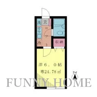 ルミエール船橋【2階】の間取り