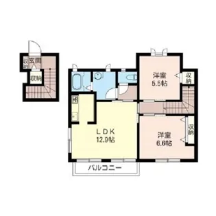 クリンハイツ【2階】の間取り