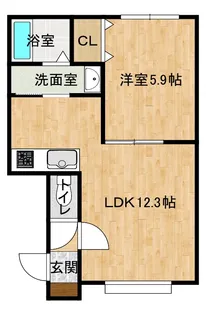 ルピナス【2階】の間取り