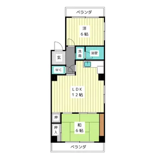 メゾンアサノ【2階】の間取り