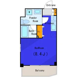 グラビスコート目黒【5階】の間取り