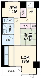 ナンカイ7【1階】の間取り