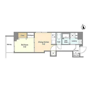 グランカーサ上野【2階】の間取り