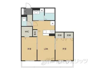 花の木【3階】の間取り