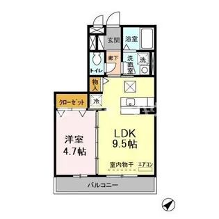 ピアステージ【1階】の間取り