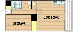 清幸マンション【4階】の間取り