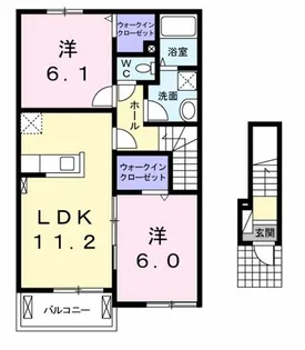 グランド ソレイユ【2階】の間取り