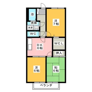 ドミール藤【2階】の間取り