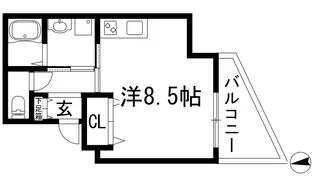 ココディール【3階】の間取り