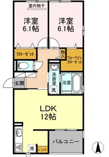 カーサ・寿 A棟【3階】の間取り