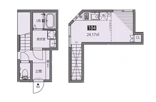 Meguro Senzoku U【2階】の間取り