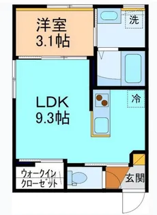グローリー上関【1階】の間取り