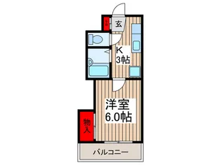 メゾンド―ル 2【3階】の間取り