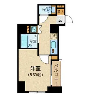 ドルチェ京橋壱番館【3階】の間取り