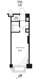 朝日虎ノ門マンション【5階】の間取り
