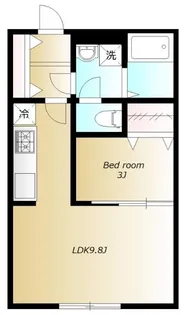 ルノワージュ池上【1階】の間取り