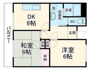 メゾンヴェール鴨江【3階】の間取り