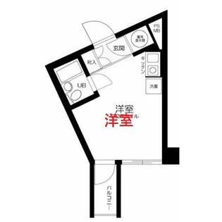 ハイベール三田【2階】の間取り