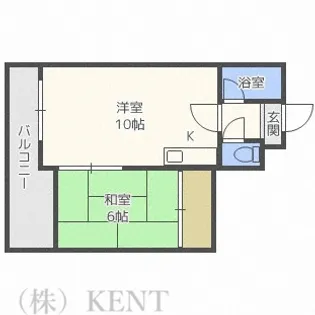 リ・フランセ宮の森【2階】の間取り