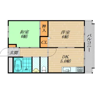 ブルーロンド【2階】の間取り