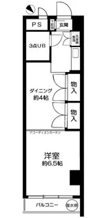 ペガサスマンション恵比寿【4階】の間取り
