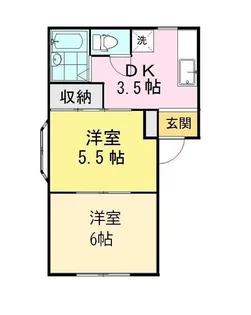 モンパレス燕5号館【2階】の間取り