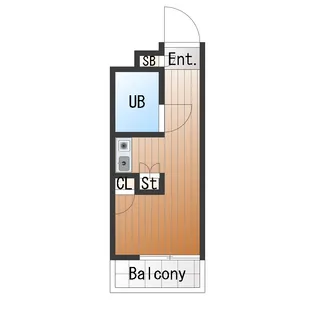 レジダンス・イン・三軒茶屋【2階】の間取り