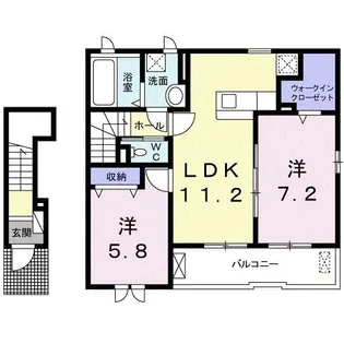レイナ【2階】の間取り