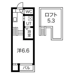 Villa La Fonte【1階】の間取り