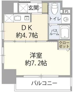 エステムプラザ飯田橋タワーレジデンス【14階】の間取り