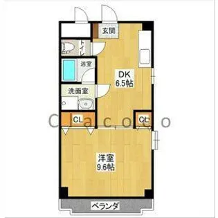 ラ・セゾン大貫【4階】の間取り