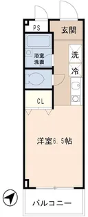 アルファカスル【2階】の間取り