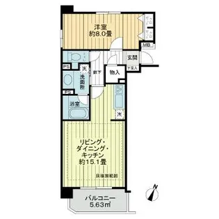 ファミール明大前【3階】の間取り