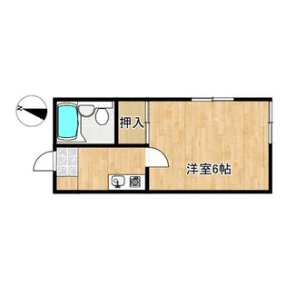 しろがねハイツ【1階】の間取り