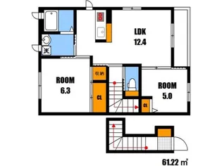 ドリームフォレストS【2階】の間取り