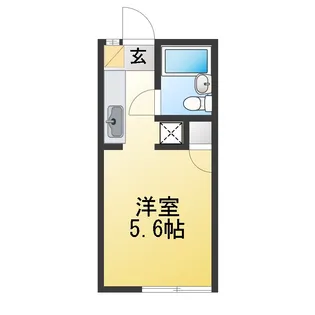 グランドヒル岡上B【2階】の間取り