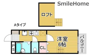 ハイム北加賀屋【2階】の間取り