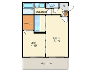 ロ-タスコ-ト【1階】の間取り