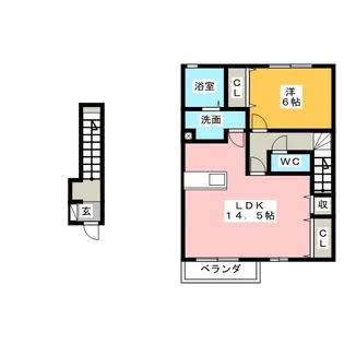 ルミエール【2階】の間取り
