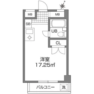 エトワール三鷹第一【3階】の間取り