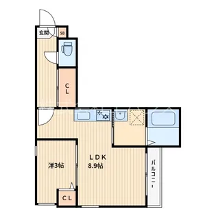 GRANDTIC VOYAGE【1階】の間取り