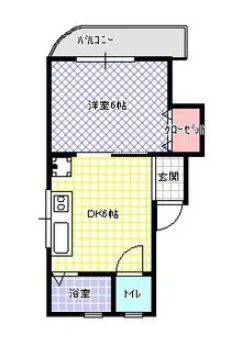 香里エイコーマンション【2階】の間取り