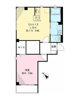 グランピエール【2階】の間取り