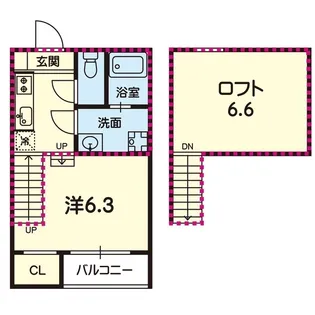 ステラ大津WEST【2階】の間取り