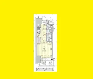 プレサンス新大阪ストリーム【7階】の間取り