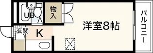 パインハウスII【2階】の間取り