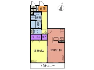 プリオ湘南【3階】の間取り