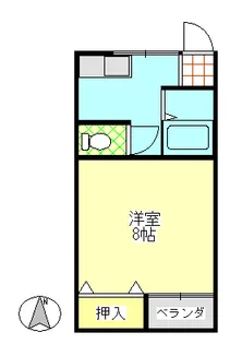 コーポハピネス【1階】の間取り