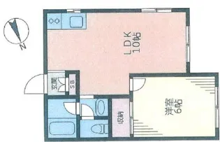 リゾート二反田【1階】の間取り